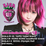アジアツアー「LiVE is Smile Always～15～(iCHiNiTSUiTE GO)」キービジュアル