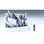 Ξ(クスィ―)ガンダム雪像