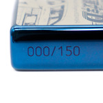 『頭文字D』「特別仕様ZIPPO 30周年記念モデル」ブルーチタン版