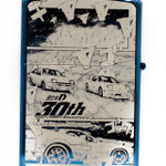 『頭文字D』「特別仕様ZIPPO 30周年記念モデル」ブルーチタン版