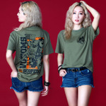 レッドショルダーカスタムTシャツ／5,500円(税込)