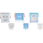 巾着（各660円※税込）：綿布製・W紐タイプ