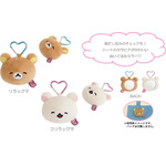 ぬいぐるみミラー（各1,760円※税込）：カラビナ付