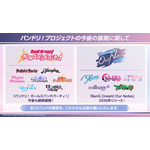 『バンドリ！プロジェクト』今後の展開に関して