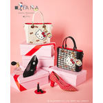 リボンヒールパンプス