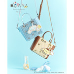 ミラーチャーム付きミニバッグ