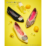 ニットフラットシューズ