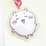 「ちいかわ ぷっくりったいペアキーホルダー」ちいかわ＆ハチワレ