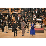 （左から）神谷浩史、土屋神葉、林田理沙アナウンサー（写真提供：NHK交響楽団）