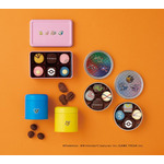 「ポケモン meets メリーチョコレート」左上から時計回りに)アソートボックス(ポケモン集合)(6個入り)1,512円、伝説のポケモン缶セット(各4個入り)2,160円、みずタイプ・でんきタイプ缶(各40g入り)1,944円 ◎11階 ベビー・こども服売場 コトコトステージ112