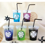 石ノ森萬画館「落第忍者乱太郎原画展」展望喫茶BLUE ZONEの限定コラボメニュー「落・乱ドリンク」全5種