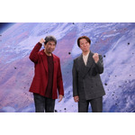 『超宇宙刑事ギャバン インフィニティ』左から、福沢博文(監督)・冨岡淳広(脚本家)