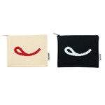 「〔非売品〕オリジナルニットポーチ（スマイルマーク）」＜全2種＞