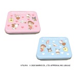 「サンリオキャラクターズ×ペコ　コラボギフト缶（ピンク／ブルー）」