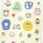 ちいかわのイラストがポップなスケジュールシール
