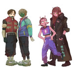 カート＆マックス アカネ＆カナタの描き下ろしアクスタ！「銀河特急