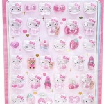 サンリオの透明感あるボンボンドロップシール