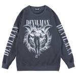 サタニック クルーネックスウェット／12,100円(税込)