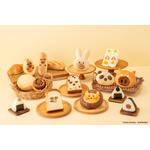 絵本の中のパンやおにぎりをイメージした限定フード