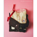 HELLO KITTY × ROPE' PICNIC「ワッペンケーブルニットカーディガン」