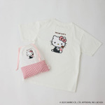 HELLO KITTY × ROPE' PICNIC「巾着付きアソートTシャツ」