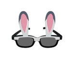 『ズートピア2』メガネ用カスタム耳型ステッカー(ジュディ・バージョン2)