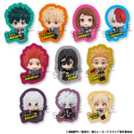 るかっぷダイカットステッカー　各495円（税込）（C）堀越耕平／集英社・僕のヒーローアカデミア製作委員会