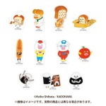 体験型イベント「パンどろぼうひろば」パンどろぼうひろば はってはがせるステッカー（全11種）