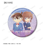 TVアニメ『名探偵コナン』江戸川コナン&灰原哀 Ani-Art 第10弾 75mmグリッター缶バッジ AMNIBUS&アニメイト限定特典