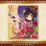 くじ引き堂『この素晴らしい世界に祝福を！』10th anniversary オンラインくじ【再販】　C賞：ミニ色紙 めぐみん 晴れ着Ver.