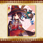 くじ引き堂『この素晴らしい世界に祝福を！』10th anniversary オンラインくじ【再販】　 D賞：カバーイラストミニ色紙 2巻「中二病でも魔女がしたい！」