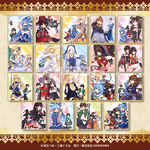 くじ引き堂『この素晴らしい世界に祝福を！』10th anniversary オンラインくじ【再販】　 Xフォロー＆リポストキャンペーン「D賞 カバーイラストミニ色紙全種セット」