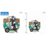 描き下ろし 志摩リン 屋外対応ステッカー バイクでひといきVer.