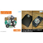 描き下ろし 志摩リン ミニステッカーセット バイクでひといきVer.