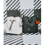 HELLO KITTY×VIS「ハートカットバッグ」White / Black