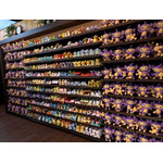 壁一面ずらっと並んだぬいたち。ずっと見てられます