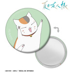 描き下ろしイラスト ニャンコ先生 シャボン玉ver. 缶ミラー