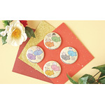 3,000円以上お買い上げ特典ノベルティ「和紙風缶バッジ」