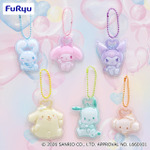 ぷんわりハートフルバルーンぷっくりアクリルキーホルダー（全5種類）