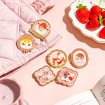 トレーディングミニメタルバッジ（全6種）　単品各770円／BOX4,620円