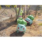 「カヤツリタウン」の至る所にポケモンがいます