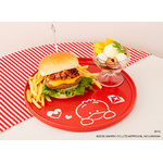 TREASURE×HAPIDANBUI CAFE「ASAHI×SO JUNG HWAN×ペックルのハンバーガー＆アールグレイゼリーグラスプレート」