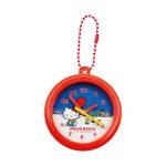 「サンリオキャラクターズ レトロ壁掛け時計風クリップキーホルダー」(全6種)