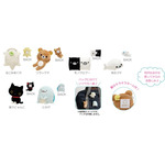 ぬいぐるみバッジコレクション（各1,210円※税込）：全6種・背面安全ピン付