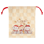 NEW【ちいかわ焼き 店員さんなほどよいサイズの巾着】各1,320円（税込）