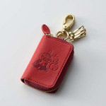 栃木レザー製本革スマートキーケース「ムーミン」