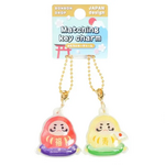和柄　ボンボンドロップおそろいキーチャーム　だるま