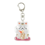 和柄・ボンボンドロップキーチャーム 招き猫