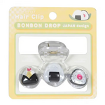 和柄　ボンボンドロップヘアクリップ（3列）　おにぎり