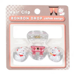 和柄　ボンボンドロップヘアクリップ（3列）　鳥居